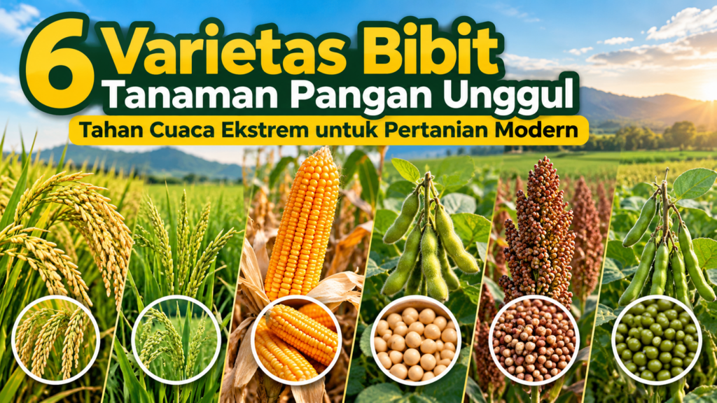 6 Varietas Bibit Tanaman Pangan Unggul Tahan Cuaca Ekstrem untuk Pertanian Modern
